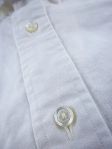Brooks Brothers Shirt White Oxford BD Collar XXS Slim Fit USA TB 0 - 14.5 New - Picture 1 of 11