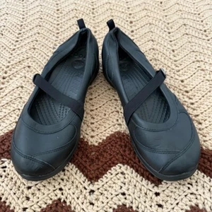 Zapatos planos de ballet Crocs para mujer talla 8 negros - Imagen 1 de 8