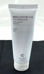 "BRILLIANT BLACK" TOOTHPASTE WITH ACTIVATED CHARCOAL WHITENING MINT BN SEALED - Picture 1 of 3