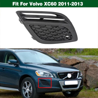 Cubierta de rejilla de parachoques delantero cubierta de luz antiniebla adecuada para Volvo XC60 2011-13 Foto 1 de 4