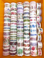 Washi Tape Samplers Set- 52 Mixed Premium Floral Designs-Scrapbooking-Plan ner