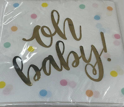 Servilletas de almuerzo Oh Baby 16ct Foto 1 de 2