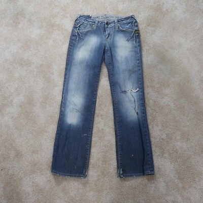 G-Star Raw Core Custom Straight leg Jeans Women's 28x32 Blue Denim Stretch - Image 1 of 4