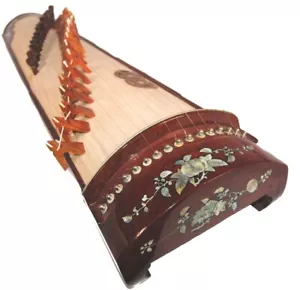 More details for vietnamese dan tranh &amp; case  16 chord zither 80cm guzheng