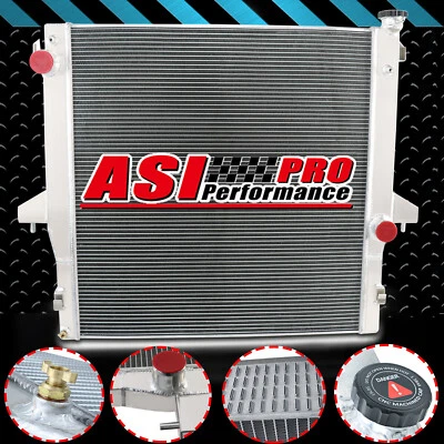 ASI 4 Row Radiator Fit 2003~09 Dodge Ram 2500 3500 2008-2010 Ram 4500 5500 Turbo - Image 1 of 4