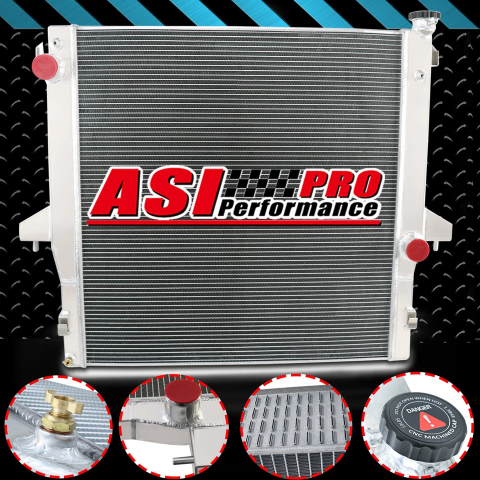 ASI 4 Row Radiator Fit 2003~09 Dodge Ram 2500 3500 2008-2010 Ram 4500 5500 Turbo - Image 1 of 4