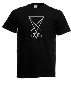 Camiseta Hombre I Sigil of Lucifer I Seal of Satan Occult I Proverbios Diversión I Divertida - Imagen 1 de 11
