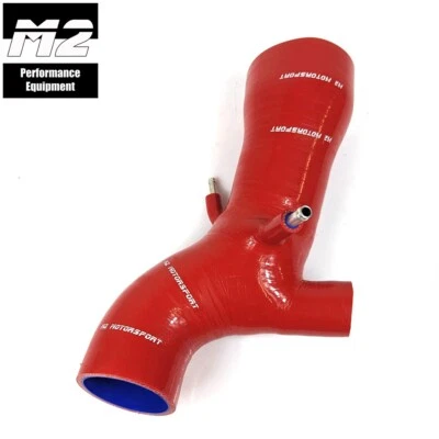 Manguera de admisión de inducción de silicona roja Mitsubishi Lancer EVO 7 8 9 CT9A Y8371 - Imagen 1 de 2