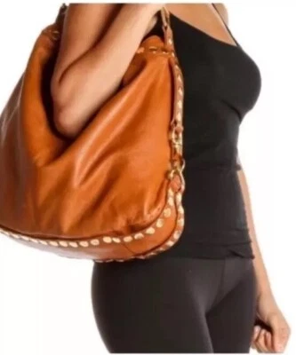 Rebecca Minkoff Nikki, Gold studs Hobo bag Y2K - Image 1 of 4