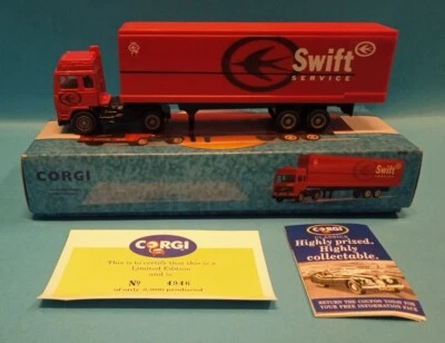  VOLVO Container Swift Service Die Cast Metal Corgi Scala 1/64 N 98100 - Immagine 1 di 2