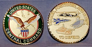 U.S. Centcom TRAINED POSITIONED READY TO DEFEND Challenge coin PRICE REDUCTION@$ - Picture 1 of 1