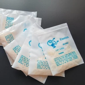10 paquetes de bandas elásticas para ortodoncia dentales anillos soporte 3/8" fuerza 5,0 OZ - Imagen 1 de 6