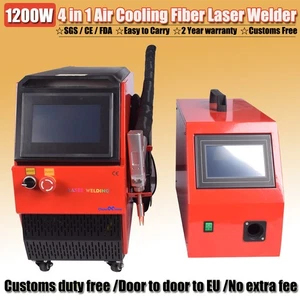 Handheld 1200W 4 in 1 Fiber Laser Welding Cutting Weld Seam Cleaning Machine - Picture 1 of 13