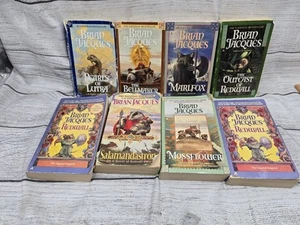 Lot of 8 Redwall Series Books by Brian Jacques Paperback YA - Picture 1 of 5