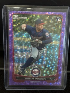 2012 Bowman PURPLE FOIL Brian Dozier Rookie - /10 - Picture 1 of 2