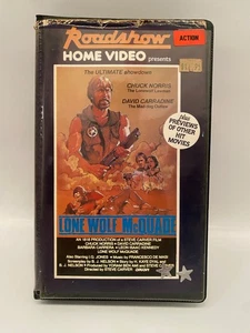 Lone Wolf McQuade AU Roadshow Video VHS 90s culto Chuck Norris 80s acción - Imagen 1 de 7
