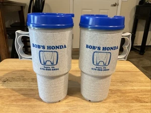 Vintage USA Made Bob’s Honda Sayre PA Coffee Auto Mug Lot Of 2 NEW - Picture 1 of 1