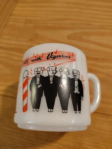 Vintage 50er Vigortone Feeds Barbera Shop Becher - Federal Glas - Bild 1 von 2