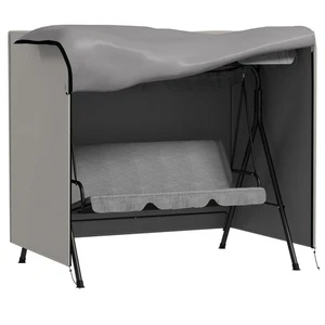 Outsunny Garden Furniture Protector Patio Swing Chair Cover Light Grey - Picture 1 of 11