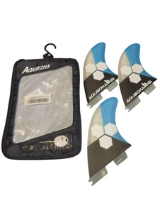 AQUBONA II Large Fin Set Surfboard Flossen Fiberglas Flossen NEU  - Bild 1 von 3