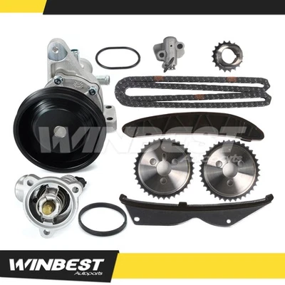 Kit de cadena de distribución bomba de agua termostato para Chevrolet Spark 2013-2015 1,2 L L4 GAS Foto 1 de 4