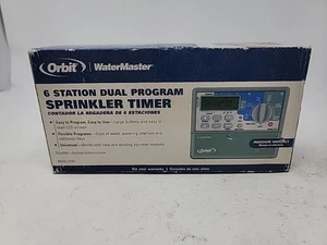 NEW! Orbit WaterMaster 6-Station Outdoor/Indoor Programable Sprinkler Timer - Picture 1 of 10