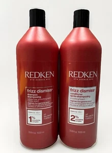 redken frizz dismiss smoothing shampoo & conditioner 33.8oz ea sealed - Picture 1 of 1