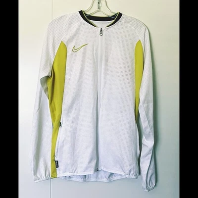 Nike Dri-Fit Academy AWF Chaqueta de Fútbol Cremallera Yoga Bonito Blanco Dorado Para hombres Pequeña Foto 1 de 4