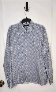 $160 Para Hombres Ted Baker London "Ruskin" LS Camisa Abotonada Azul Estampado Retro 6 - 2XL - Imagen 1 de 6