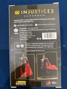 NIB SUPERMAN INJUSTICE 2 ACTION FIGURE RED MOSC 4" HIYA 2020 - Picture 1 of 1