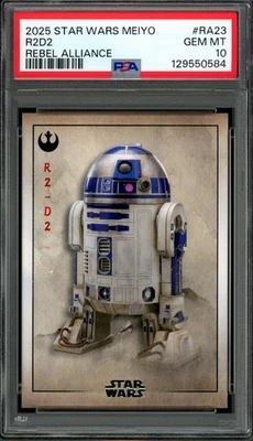PSA 10 2025 Star Wars Meiyo R2-D2 Rebel Alliance #RA23 - Image 1 of 2