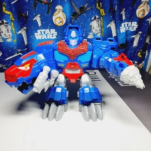 Optimus Prime T-Rex Transformers Dinobot Adventures Battery Operated - Picture 1 of 16