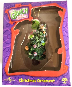 How Grinch Stole Christmas 2000 Universal Santa Grinch Christbaumschmuck - Bild 1 von 1