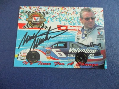 1995 Traks Special Edition Promo Card Mark Martin Autographed Valvoline - Image 1 of 2