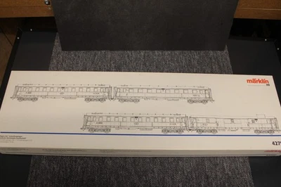 Märklin HO CC. coffret de 4 voitures DRG. Réf: 42751, comme neuves. - Imagen 1 de 2