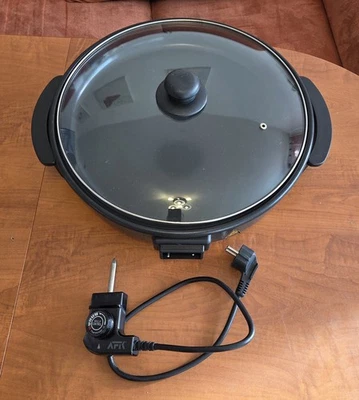 Elektrischer Multifunktionsgrill Partypfanne 40cm PP-40.3schwarz, 1500Watt, NEU. - Bild 1 von 4