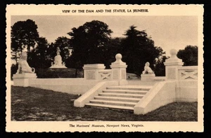 UNBENUTZTE "LA JEUNESSE" IM SEEFAHRERMUSEUM IN NEWPORT NEWS, VA. POSTKARTE - Bild 1 von 2