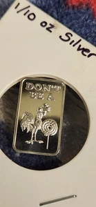 1/10 Oz Silber Roster Barren - Bild 1 von 2