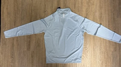 NWT Peter Millar Stealth Performance Quarter-Zip Small Blue Frost