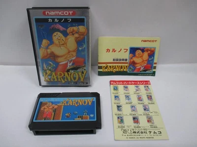 NES -- KARNOV -- Box. Famicom, JAPAN Game. NAMCO. 10190 - Image 1 of 4