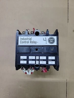 Relé de control industrial Westinghouse AR4A 10 amperios 600 V Foto 1 de 4