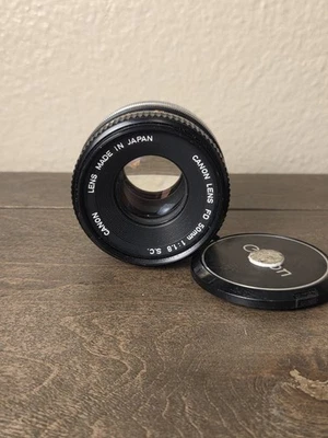 canon lens fd 50mm 1:1.8 s.c. - Image 1 of 4