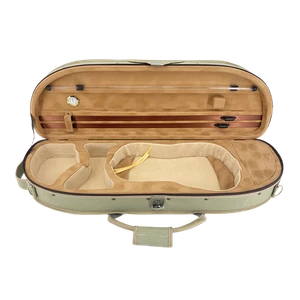 Estuche de violín ligero en buen estado tamaño 4/4, carcasa rígida con correas duraderas - Imagen 1 de 10