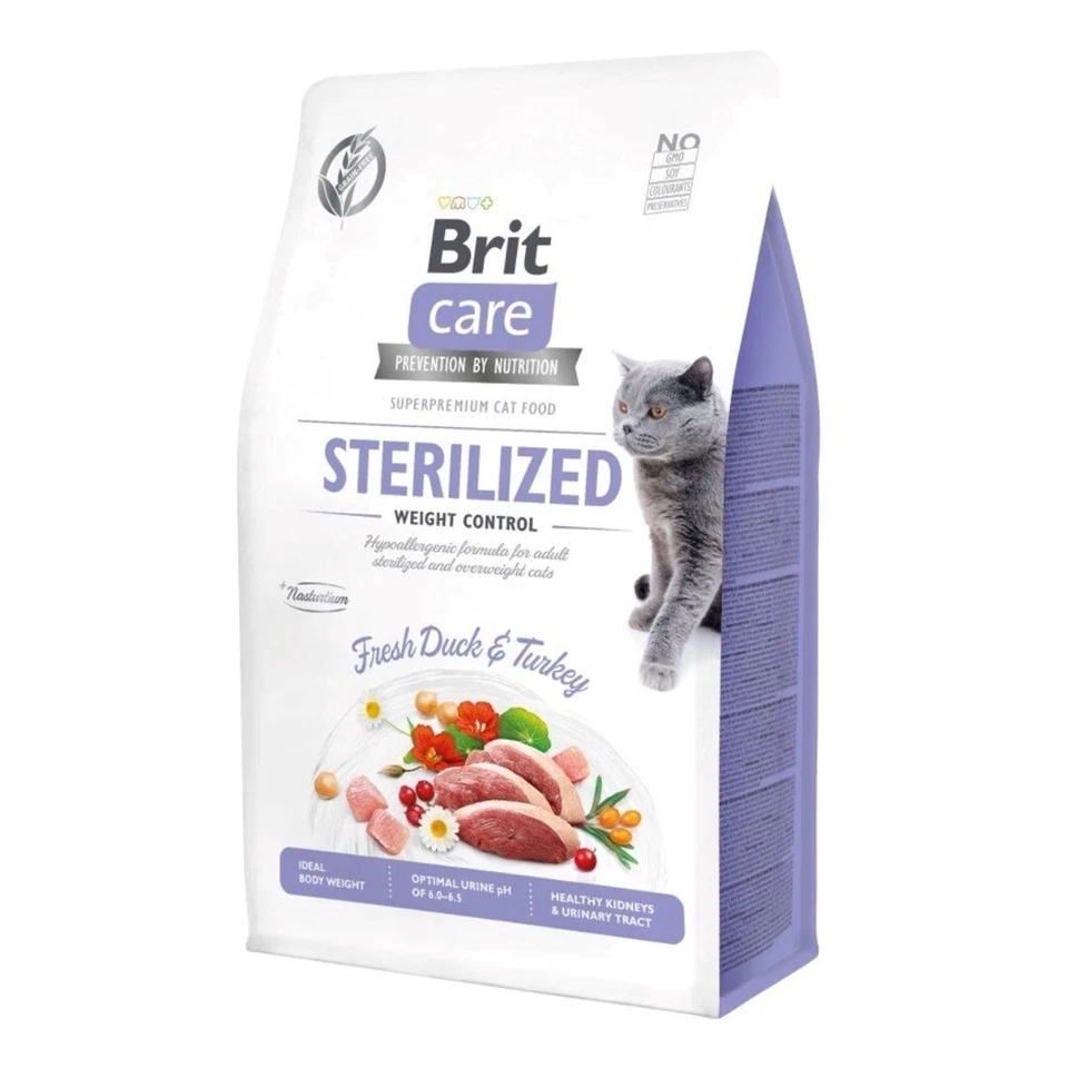 8595602540785 Brit 8595602540785 Katzen-Trockenfutter 7 kg Adult Ente, Truthahn  - Bild 1 von 1