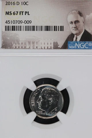 2016 D Roosevelt Dime NGC MS67FT PL Proof Like *DoubleJCoins* 1700-72 Cover