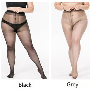 Luxallacki Ultra-thin Stretchy Pantyhose Stockings Tights for Women Plus Size