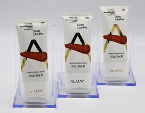 Three Almay Smart Shade Anti Aging Skintone Matching Makeup 500 Deep Like Me - Picture 1 of 7