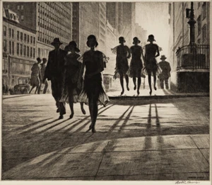 MARTIN LEWIS : Shadow Dance : 1930 : Archival Quality Art Print - Picture 1 of 1