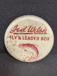 Jed Welsh caja de mosca y líder / lata de exhibición de pesca - Imagen 1 de 24