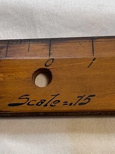 Vintage Zeichnung & handgefertigtes Wescott Maßstab Holz Lineal und mehr 5696 - Bild 1 von 19